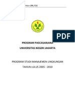 Daftar Judul Disertasi Ilmu Manajemen Lingkungan S3 (Doctorate Degree)