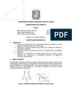 Laboratorio Amplificador Diferencial