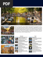 Amsterdam Travel Guide: Key Highlights | PDF | Barcelona | Library
