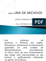 Sistema de Archivos