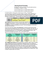 Excel Formulas