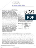 Bulk Density Determination