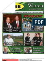 The Early September, 2012 edition of Warren County Report
