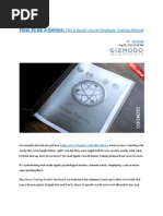 Download How To Be a Genius This Is Apples Secret Employee Training Manual by Arun Kumar V SN104504846 doc pdf