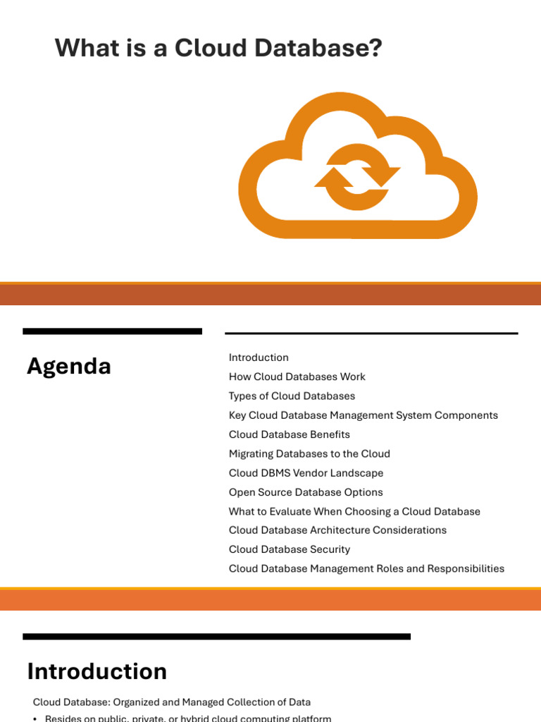 Mod8 Cloud Databases | PDF | Databases | Cloud Computing