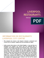 Information On Restaurants Liverpool City Centre