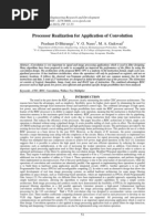 Processor Realization For Application of Convolution: Prashant D Bhirange, V. G. Nasre, M. A. Gaikwad