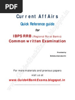 Download Current Affairs Quick Reference Guide for IBPSRRB by Shiv Ram Krishna SN104520000 doc pdf