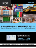 Educating All Students Well: Special Education Reform in New York City Public Schools