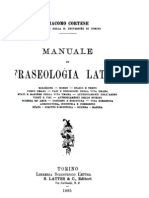 Cortese - Manuale Di Fraseologia Latina