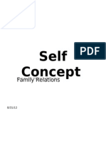 Self Concept: Family Relations