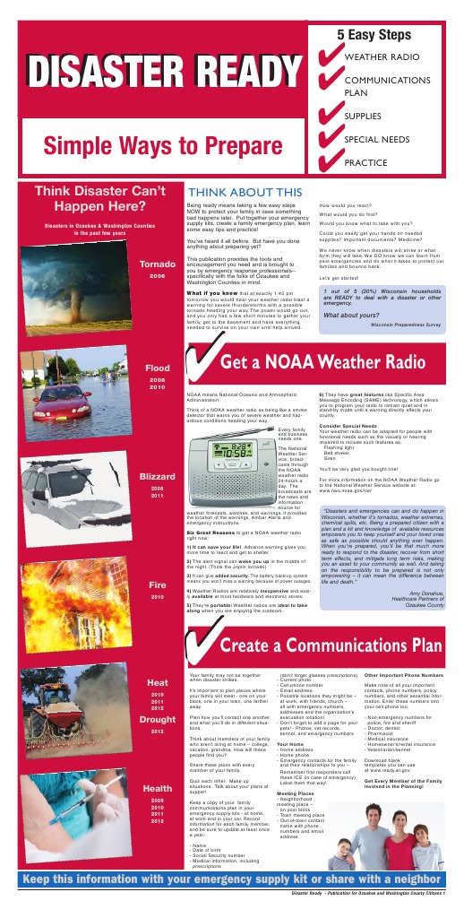 Simple Ways To Prepare Disaster Ready Pdf Emergency Management