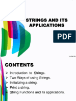 String & Its Application