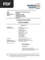 Download Auckland Council Transport Committee Agenda - 5 September 2012 by George Wood SN104548551 doc pdf