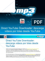 Direct YouTube Downloader: Descarga Videos Por Lotes Desde YouTube