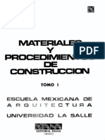 Materiales y Procedimientos de Construccion - La Salle