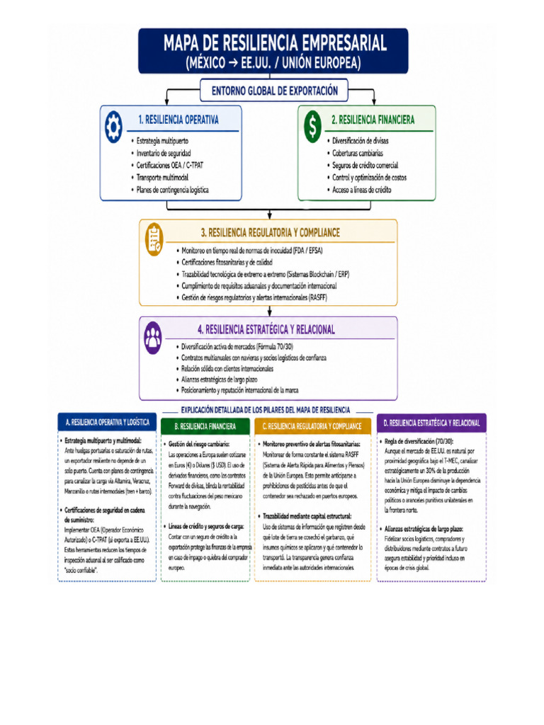 Mapa Resiliencia Empresarial | PDF