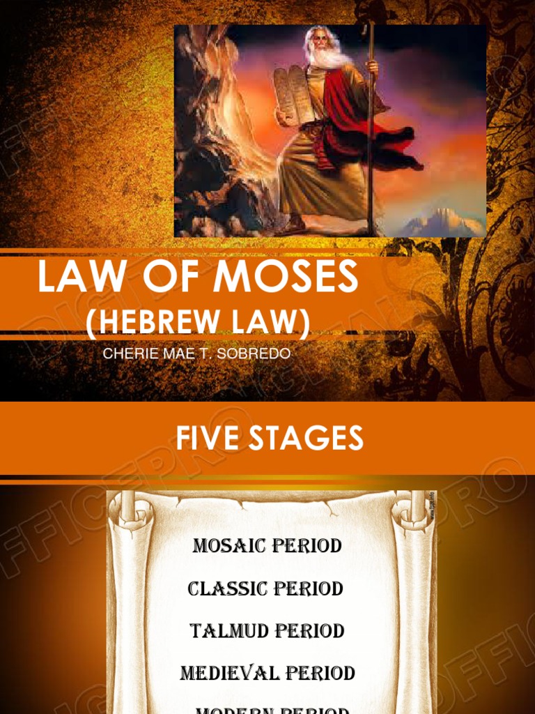 Law of Moses_philo Report Torah Book Of Exodus