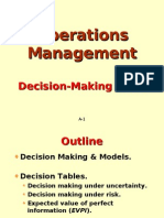 Operations Management Decision Tools