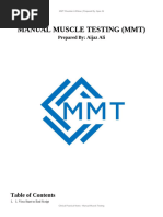 MMT-8 Manual Muscle Testing Guide | PDF