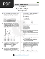 Thermodynamics - JEE Main 2026 (Jan) - MathonGo (1) | PDF | Gases | Heat