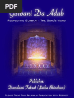 Download Gurbani Da Adab Final Complete by yakarj SN104594461 doc pdf