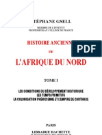 Histoire Ancienne Afrique Du Nord Stéphane Gsell Tome1