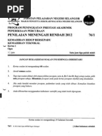 Download Soalan Percubaan Khb-kt Pmr 2012 - Selangor by Norliza Jais SN104597315 doc pdf