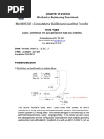 Fluid Flow and Heat Transfer in Mixing Elbow