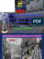 ERP (Electronic Road Pricing) Dan ETLE (E- Traffic Law Enforcement)