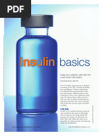 Humulin m3 Patient Booklet | PDF