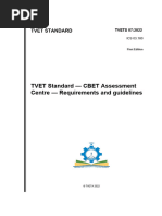 TVET Admission Standards 2025 Guidelines | PDF