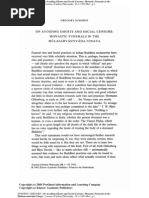 Gregory Schopen - On Avoiding Ghosts and Social Censure