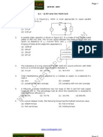 GATE Electrical Engineering Sample Paper 2004