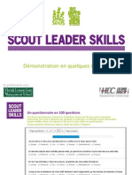 Demonstration Scout Leader Skills - Les Scouts BE