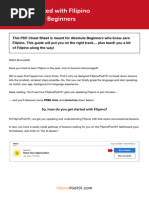 Introducing Yourself in Tagalog | PDF | Subject (Grammar) | Predicate ...