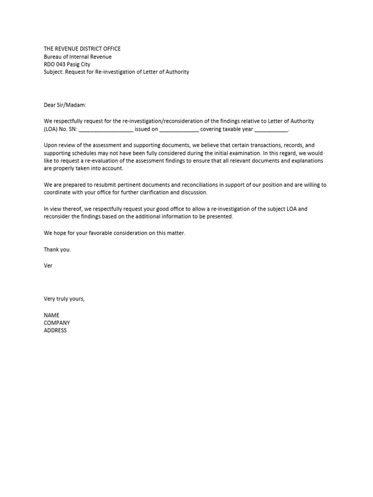 Loa Letter | PDF