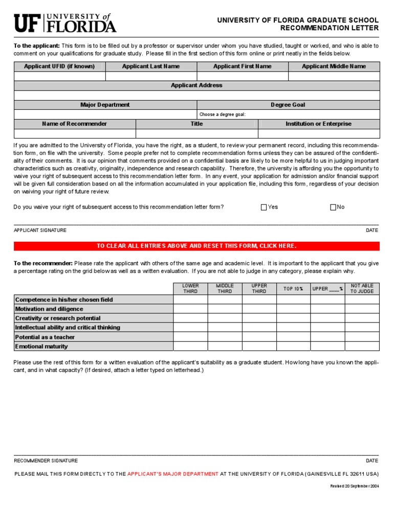 Recommendation Form UFL | PDF | Business | Finance & Money Management
