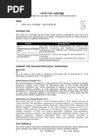 i-STAT CG4+ Cartridge Overview | PDF | Bicarbonate | Hemoglobin