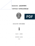 Boletin 01 INSTITUTO ARGENTINO DE CIENCIAS GENEALÓGICAS