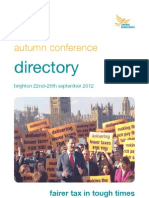 Liberal Democrat Autumn Conference 2012 Directory