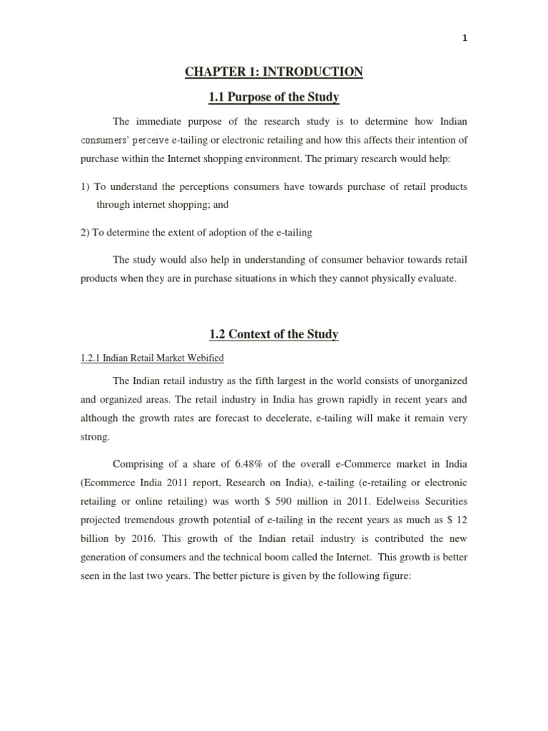 dissertation on online retailing
