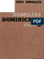 Burgaleta, Jesus - Homilias Dominicales Ciclo B