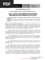 Derrame de Relave Minero en Pasco