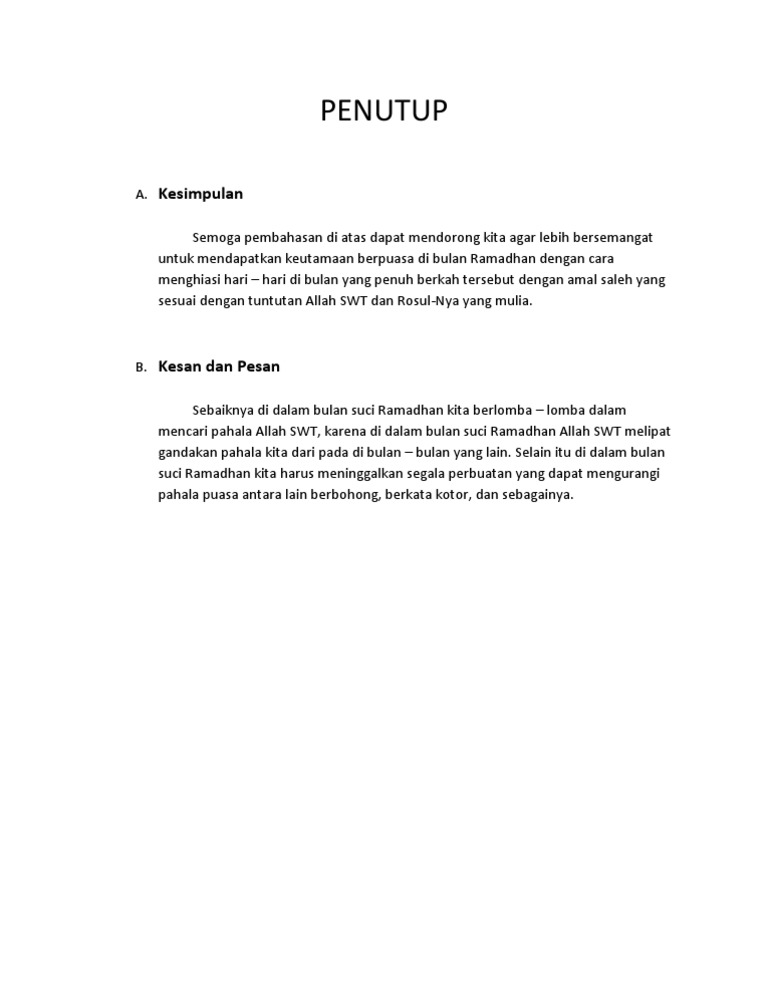 PENUTUP | PDF