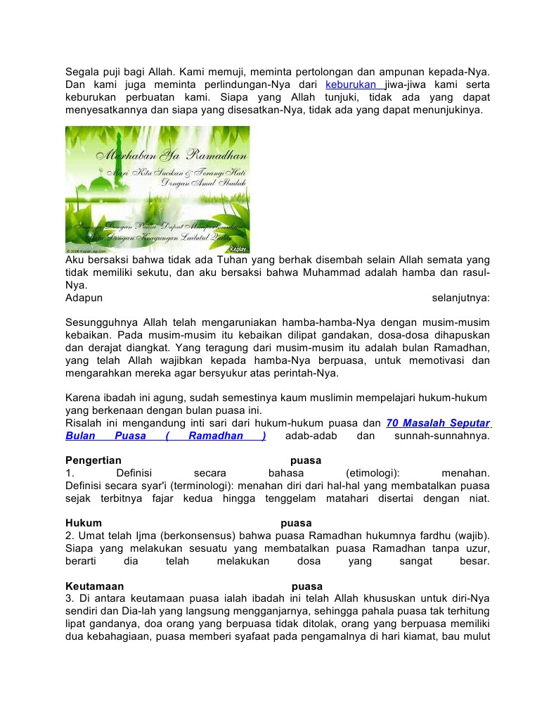 Hukum Puasa Pdf
