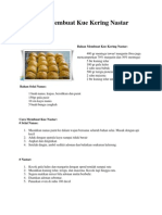 Cara Membuat Kue Kering Nastar