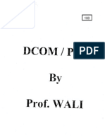 Dcom , Pdc (Prof. Wali)
