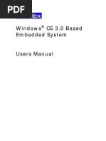 M1 Advantech Windows CE 3 User Manual