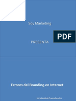 Eerrores Del Branding en Internet